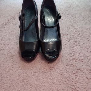 Nine West Open Toe Pumps Size 9.5